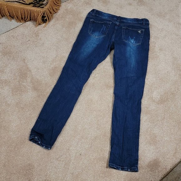 VIP JEANS Distressed skinny sz. 11/12 - Picture 4 of 5